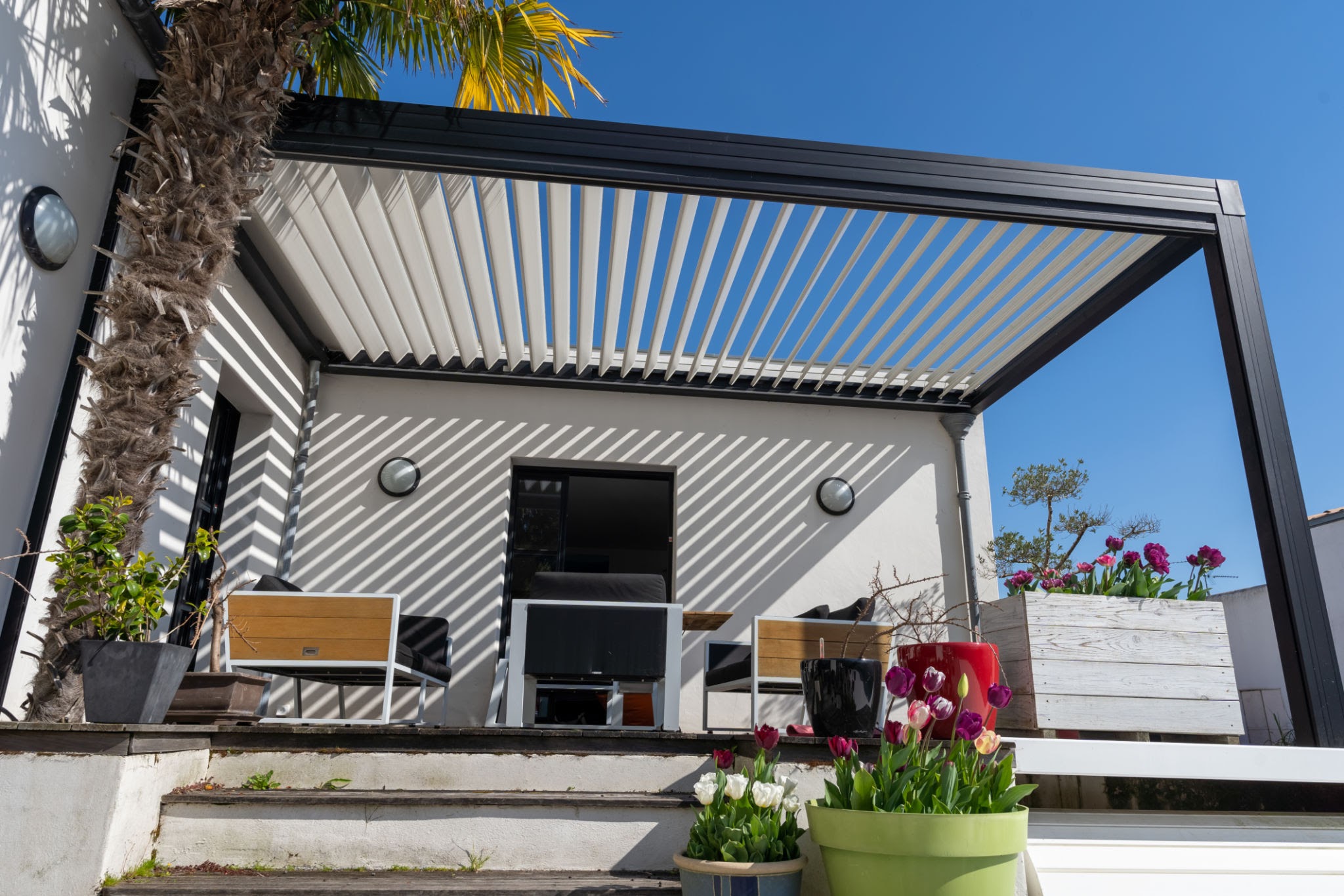 Pergola bioclimatique Compiègne